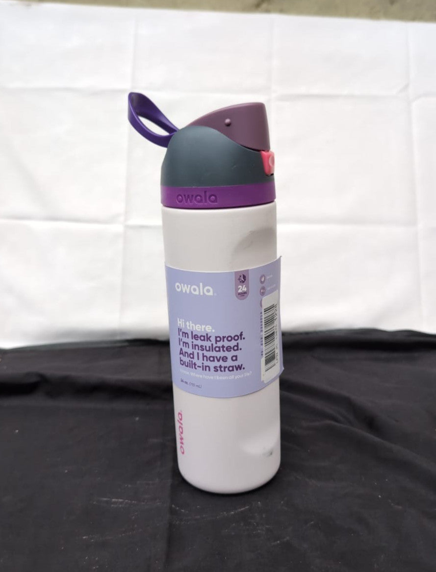 Owala FreeSip Insulated Stainless Steel Water Bottle 710ml,(warehouse damage)