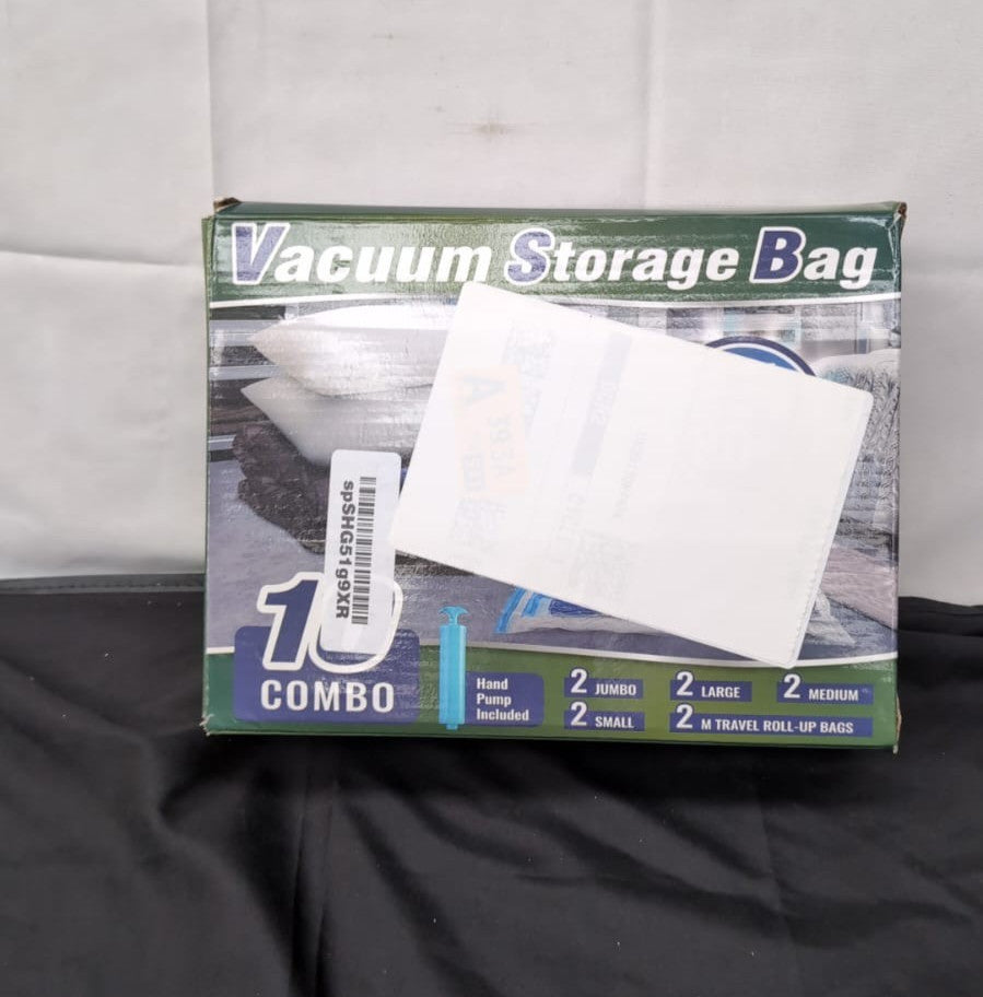 Vacuum Storage Bags for Clothes, 10 Pack Vacuum Bags,Hand Pump Included