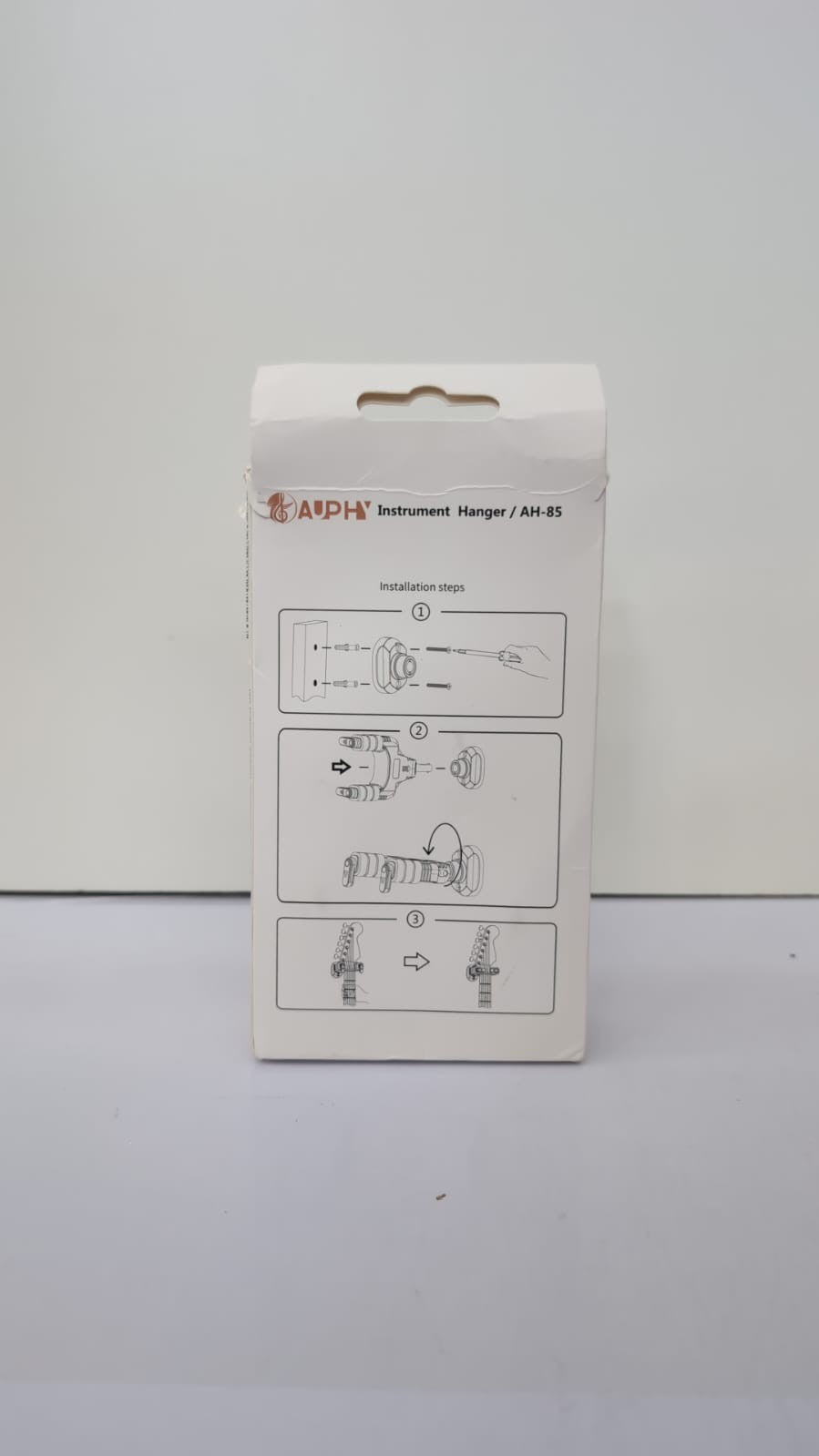 AUPHY Guitar Wall Mount with Auto-Lock & AutoRotate Mechanism 10KG+(packdamaged)