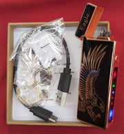 Custom Personalized Cool Lighter Electric Gift Windproof USB Rechargeable