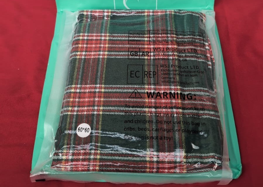 JOTOM Set of 2 Classic Plaids Cushion Covers 60x60cm