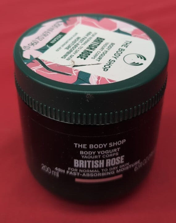 Body Shop Body Yogurt British Rose 200ml (packaging scuffed)