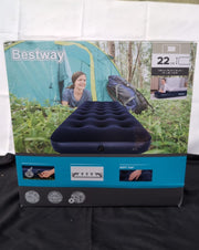 Bestway Single Airbed, Inflatable Air Mattress for One, Single( BOX DAMAGED)