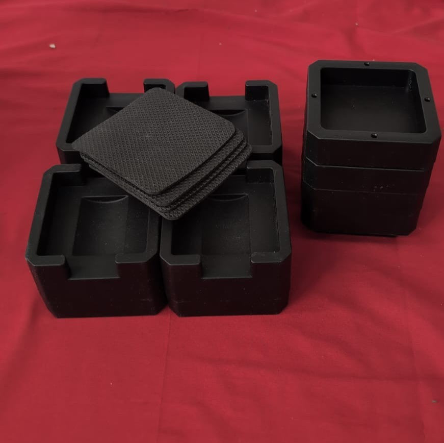 Bed Riser Heavy Duty Furniture Riser Suitable for Wheels of Furniture