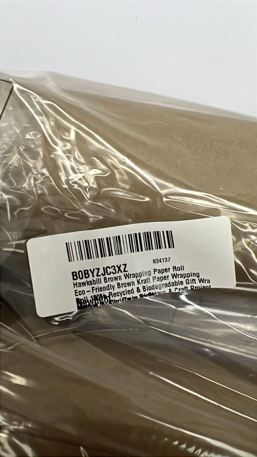 Hawksbill Brown Wrapping Paper Roll 400mm X 30m (Twin Pack) Eco-Friendly Brown