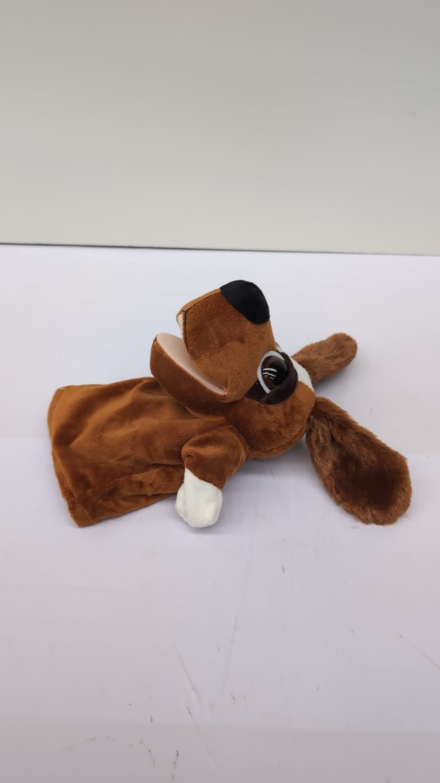 Dog Shark Hand Puppets for Kids,Soft Plush Hand Puppets Working Mouth for Role