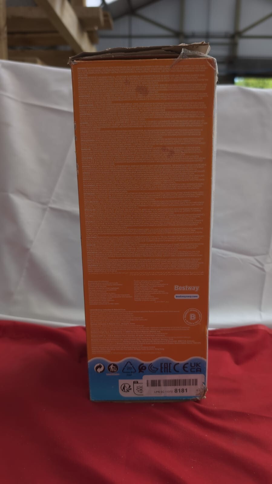 Bestway Paddling Pool | Ocean Design Kids Swimming, Inflatable (box damaged)