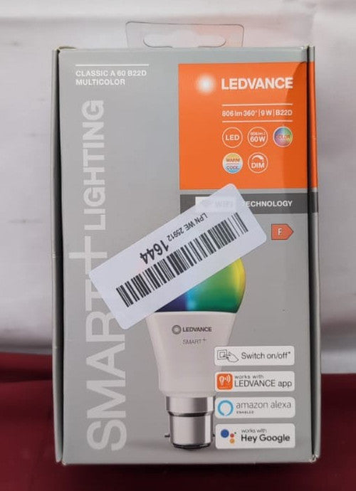 LEDVANCE Smart LEDLamp with WiFi Technology Base: B22D, Di mmable (box damaged)
