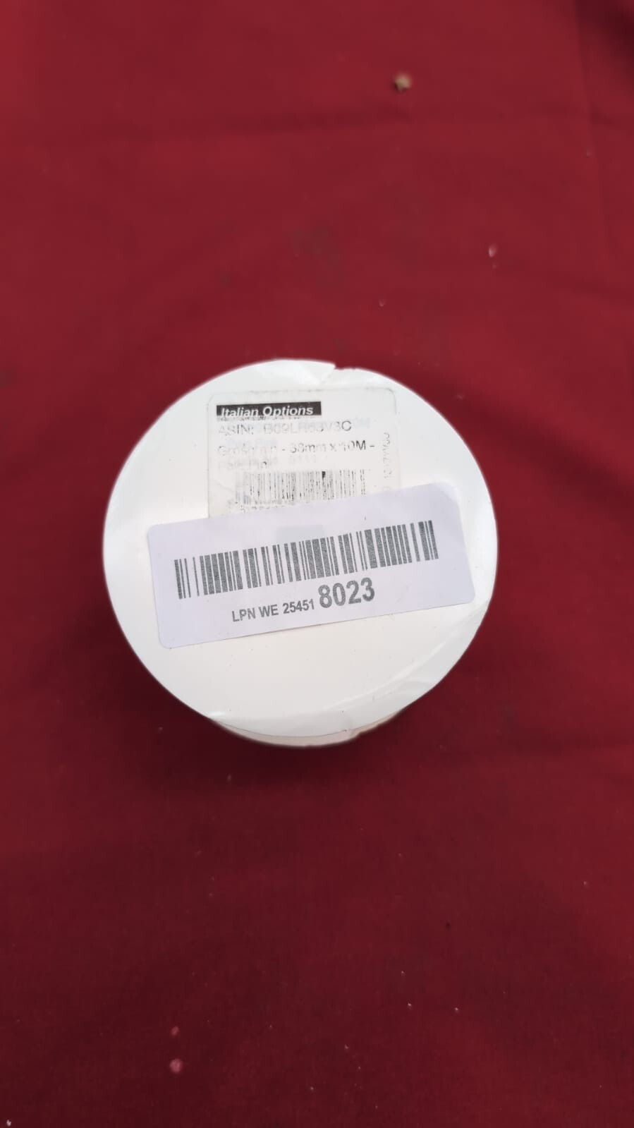 Italian Options Grosgrain Ribbon, 38mm x 10 Metre Roll, Pale Pink