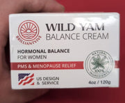 Wild Yam Cream for Hormone Balance, Wild Yam Moisturizing for Hot Flashes