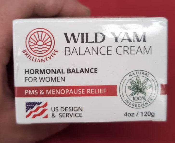Wild Yam Cream for Hormone Balance, Wild Yam Moisturizing for Hot Flashes