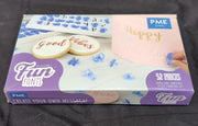 PME FF52 Fun Fonts-Alphabet Stamp Set of 52, Upper and Lower Case (BOX DAMAGED)