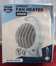 WL44002 Thermo Fan Heater with 2 Heat Settings and Overheat 2000W, (box damaged)