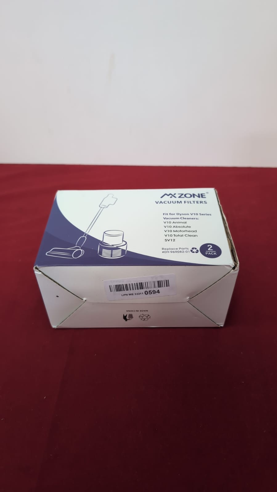 2 Pack Replacement Filters Fit for Dyson V10 Cyclone series, SV12, Replace Dyson