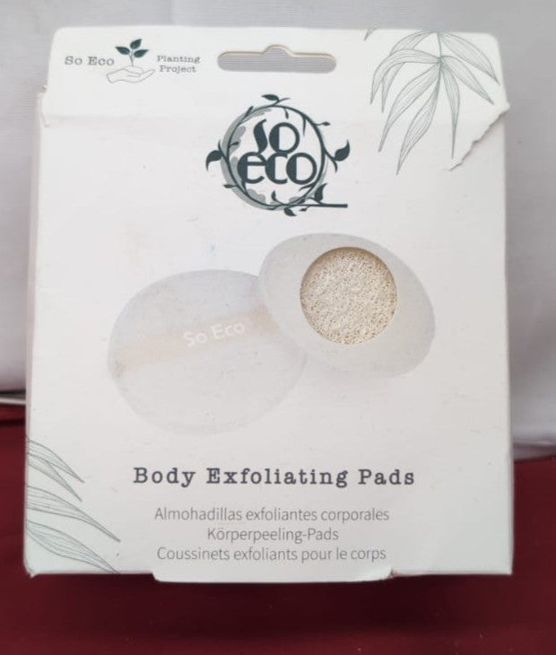 So Eco Body Exfoliating Pads, 80 40 031, White (box damaged)