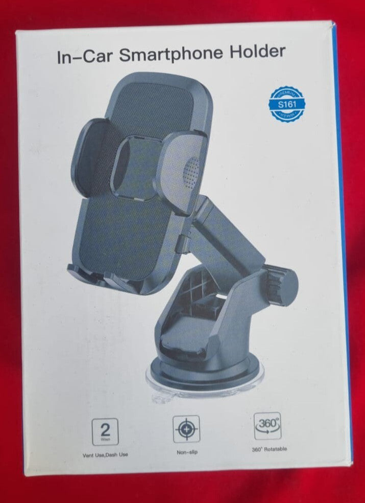 Car Phone Holder, Adjustable Car Phone Mount Cradle 360° Rotation