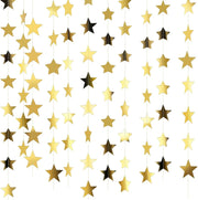 Glitter Star Garland Banner Decoration, 130 Feet Bright Star