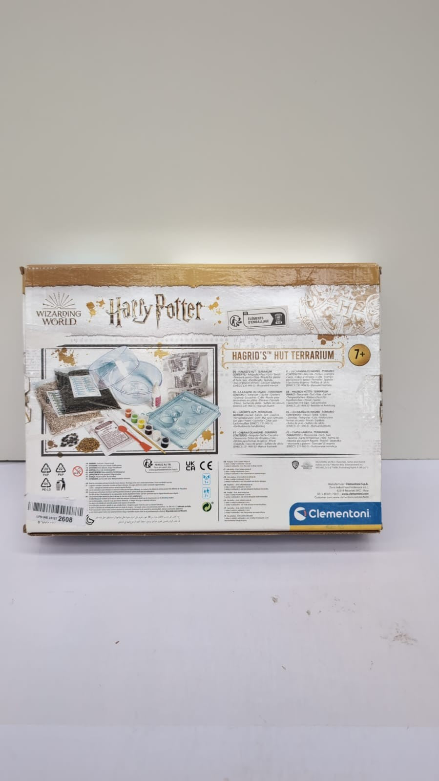 Clementoni Harry Potter Terrarium Kit: Build Your Magical Greenhouse(box opened)