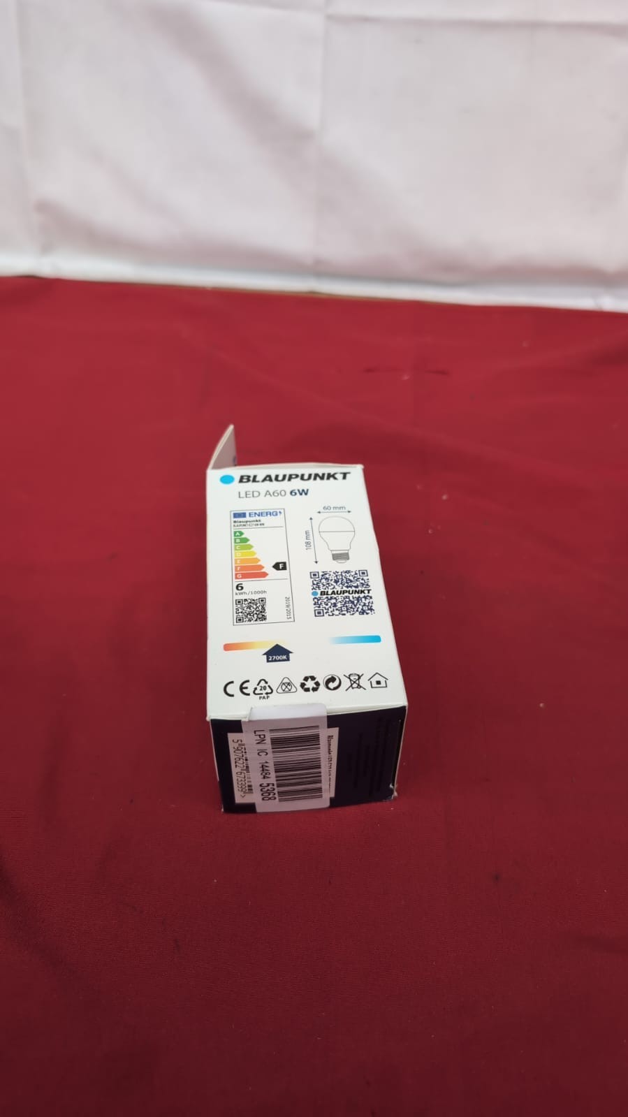 BLAUPUNKT E27 LED Light Bulb Classic  Room Lighting 6W Warm White