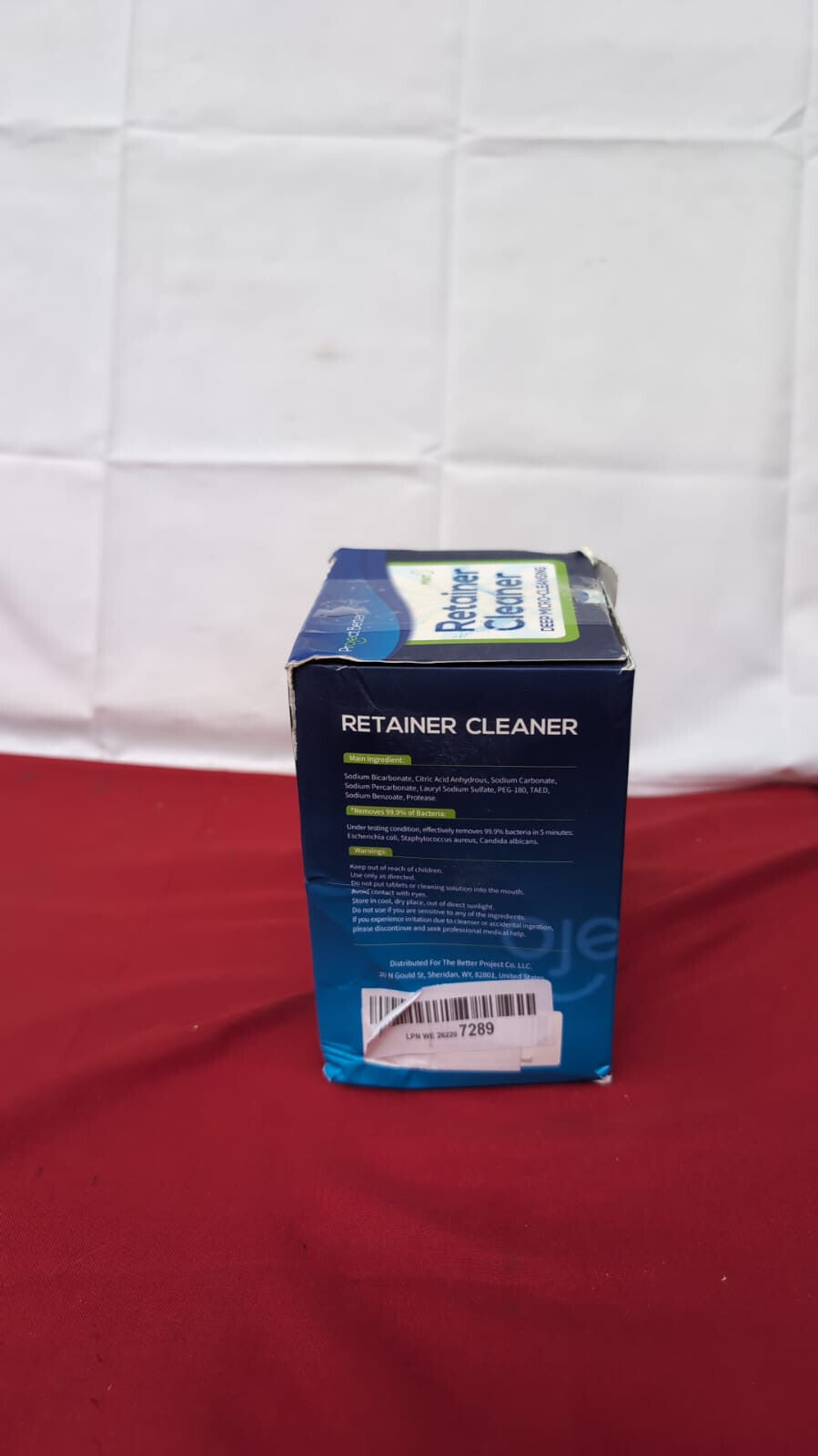 Retainer Cleansing Tablet 150 (packaging damaged)