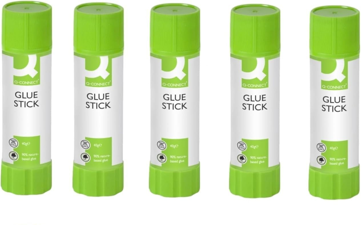 Q-Connect 40gm Glue Stick (Pack of 5)