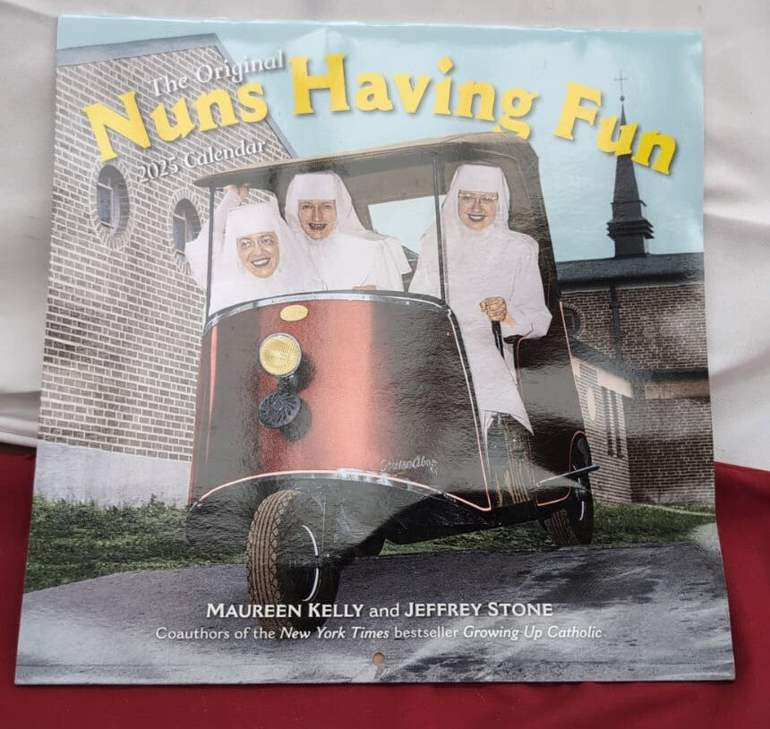 Nuns Having Fun Wall Calendar 2025: Real a Rollicking Good Time
