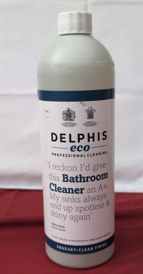 Delphis Eco Bathroom Cleaner - Plant-based, Vegan Spray, 700ML