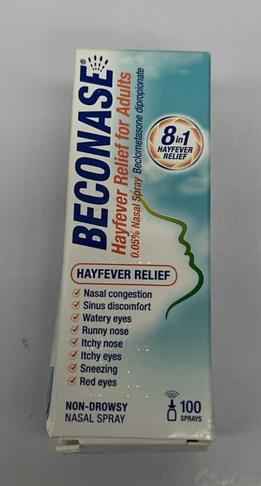 Beconase 8 in 1 Hayfever Relief Nasal Spray (100 Spray Bottle)