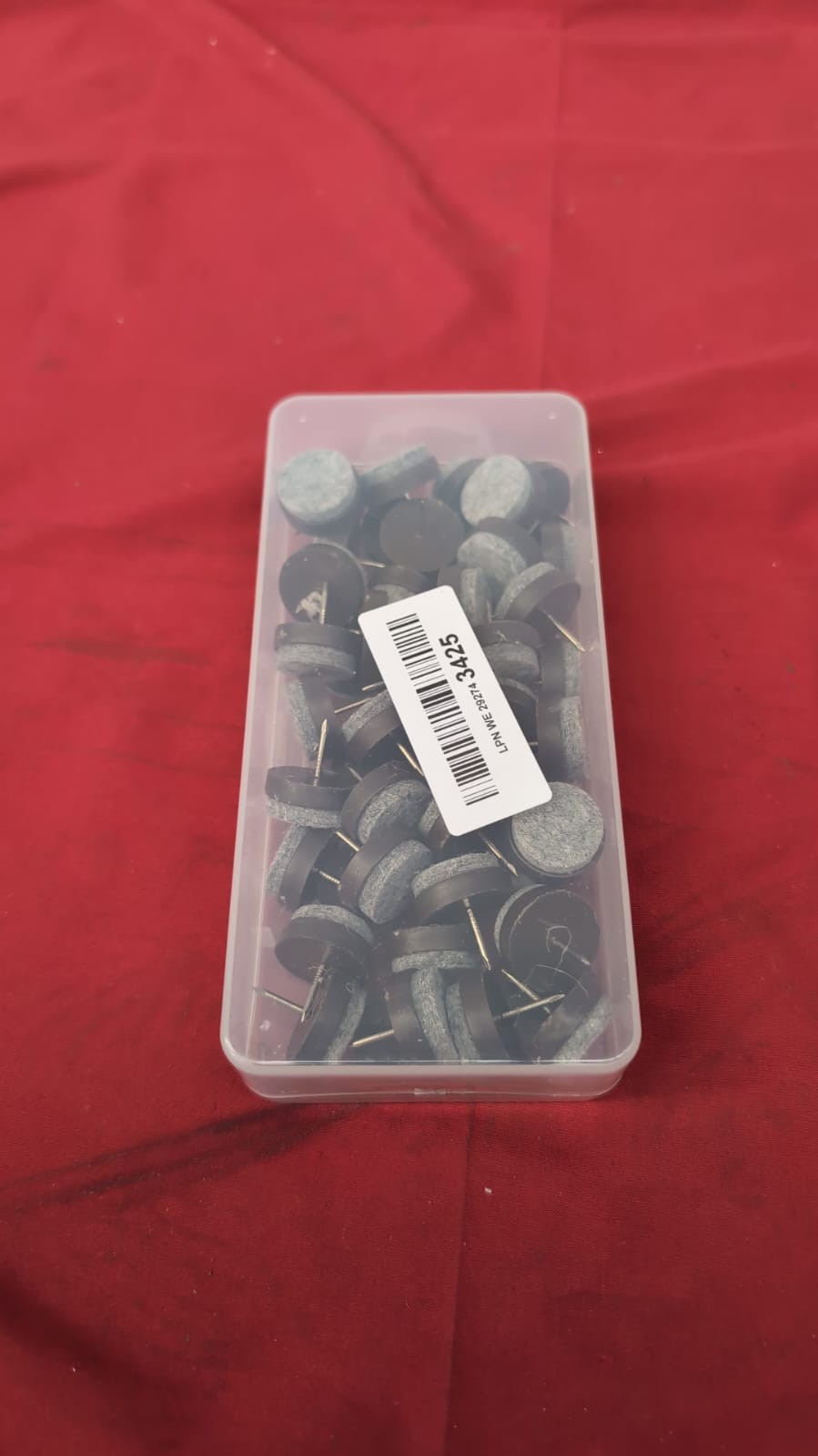 Nail On Felt Pads for Chair Legs, Furniture Glides Feet Protectors (50pack)
