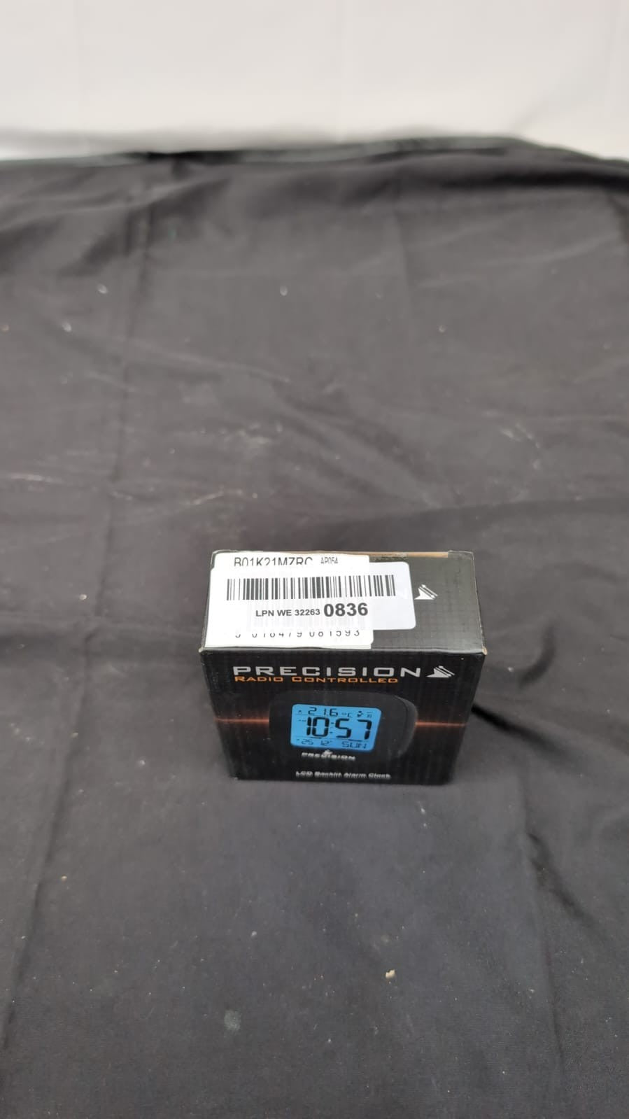 Precision AP054 Alarm Clock, Black, One Size