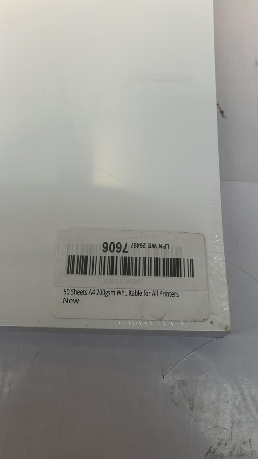 50 Sheets A4 200gsm White Card - Premium Thick Printing Paper