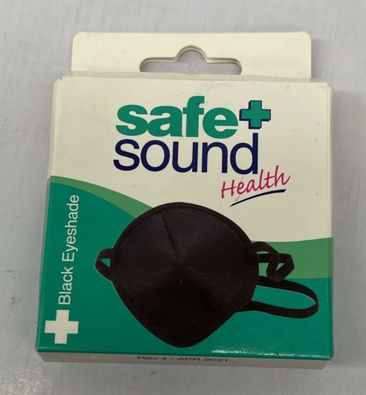 Safe & Sound Black Eyeshade