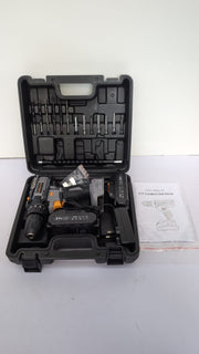 Cordless Drill, Power Drill 21V, Combi Drill Set 42N.m with 2 Batteries (USED)