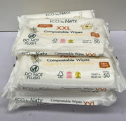 Naty Extra Large Baby Wipes XXL Wipes 50pk (7 PACK)