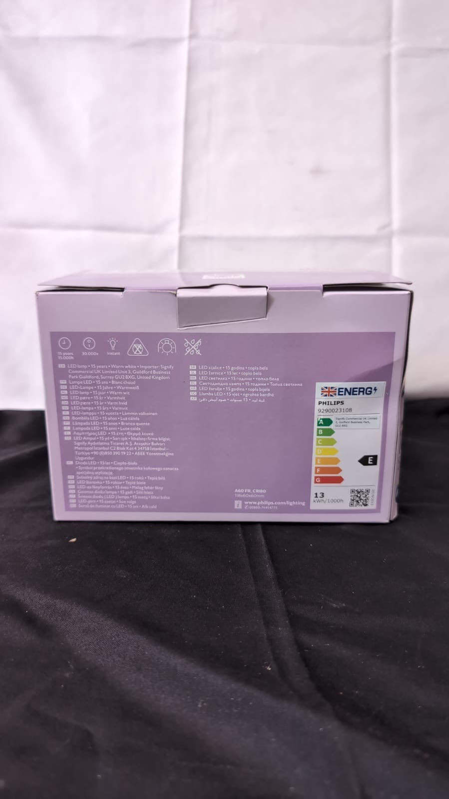 Philips LED Frosted A60 Light Bulb 6 Pack [Warm White 2700K - B22 Bayonet Cap]