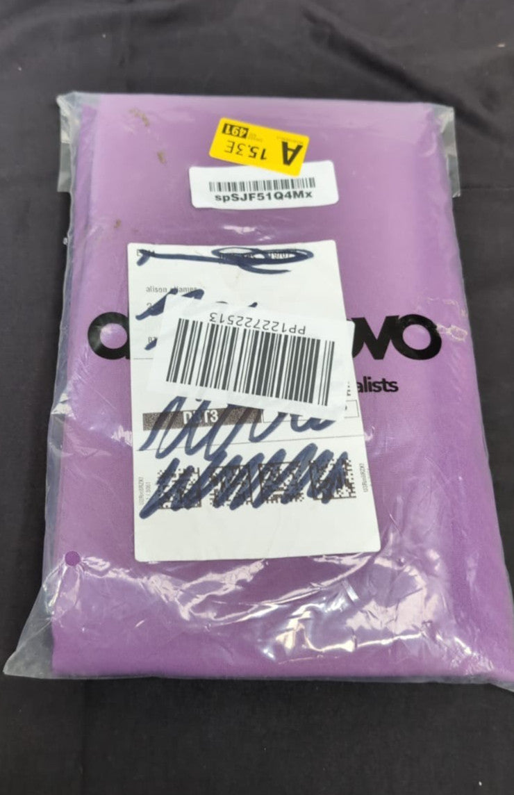 Deconovo Oxford Decorative Tablecloth Wipeable Plain Rectangle 54x79in Purple