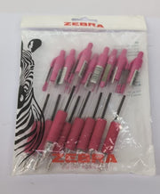 Zebra Pen Z Grip Pink Pens Ballpoint, Smooth & Comfortable Pens 8pcs