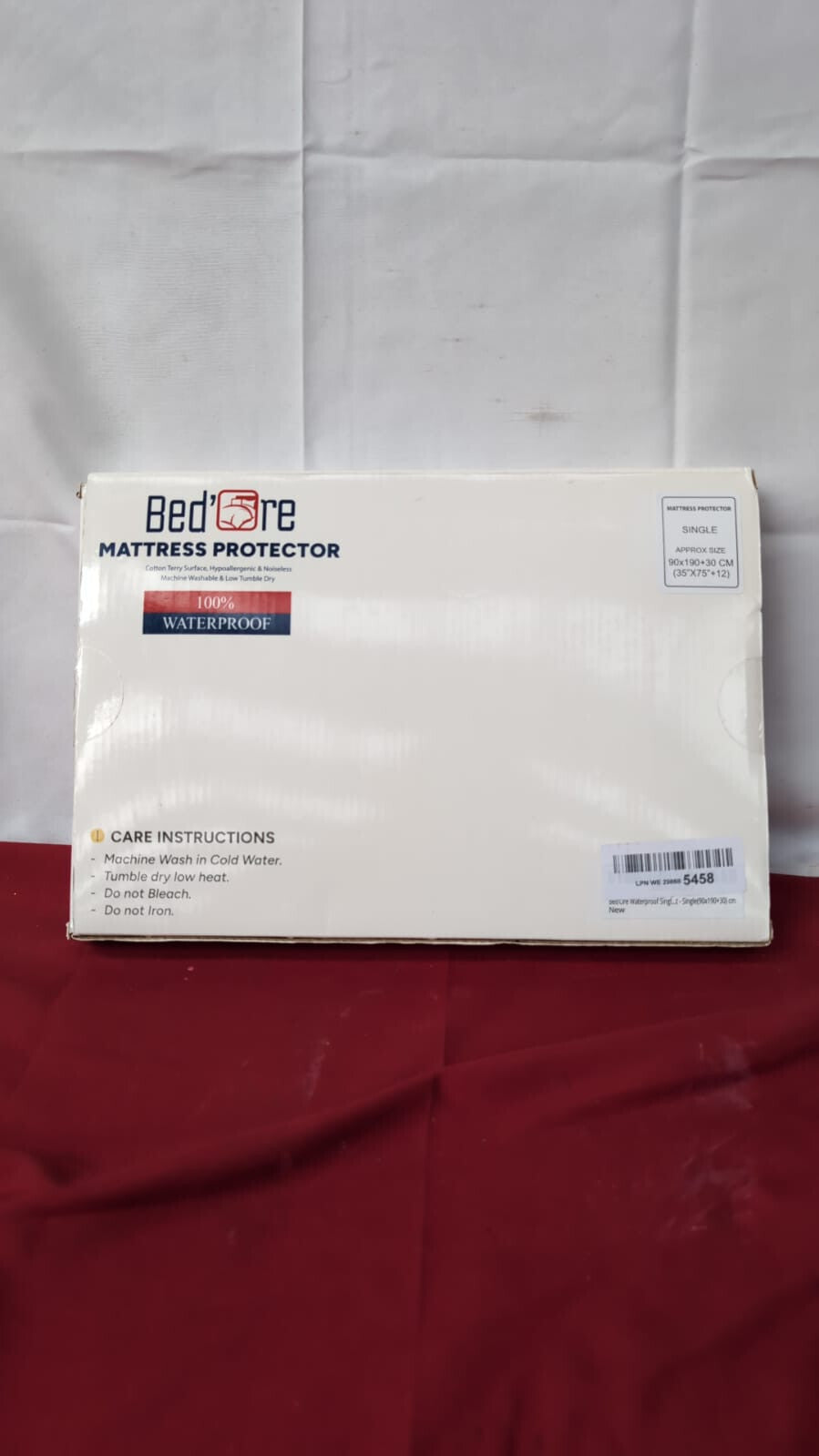 Waterproof Terry Mattress Protector, Cover Breathable Fitted Style