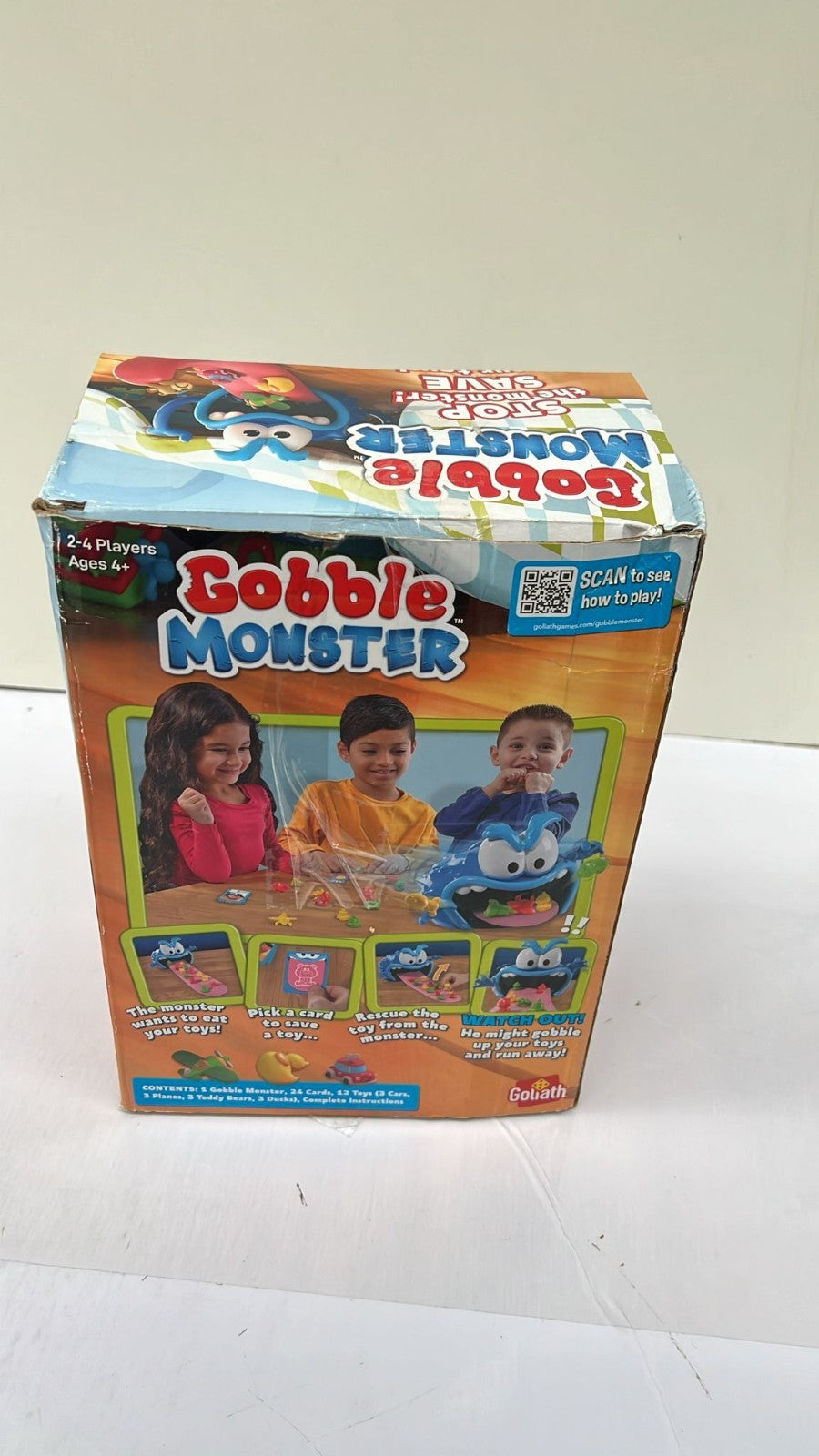 Goliath Games Gobble Monster Kids Games | For ages 4+ | (BOX DAMAGED)