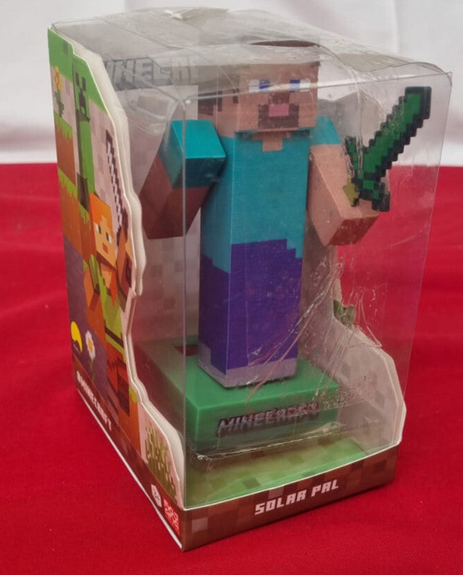 Minecraft Steve Solar Pal - Home Office Table Desk Dashboard Car Decor Decoratio