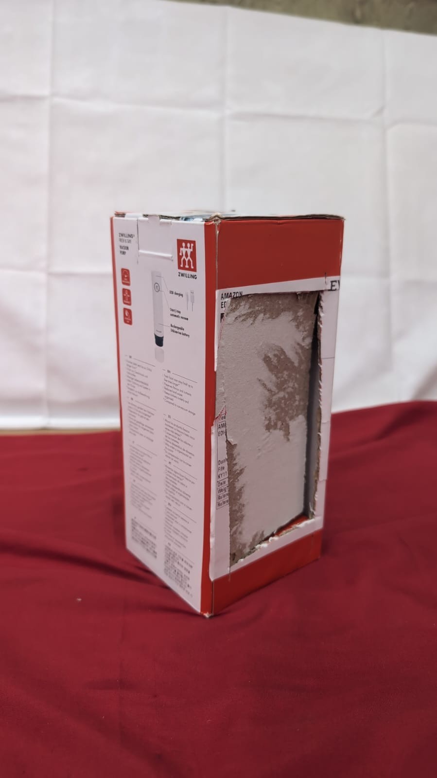 ZWILLING FRESH & SAVE vacuum pump, handy vacuum device, white(BOXDAMAGED)