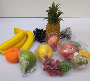 Artificial Fruit Set Assorted plastic