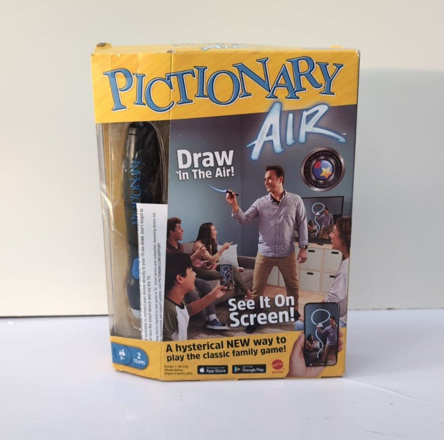 Mattel Games Pictionary Air, Family Board Game for Kids and Adults(BOX DAMAGED)