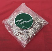 Curtain Hooks Metal Curtain Header Tape Drapery (100 Pack silver)