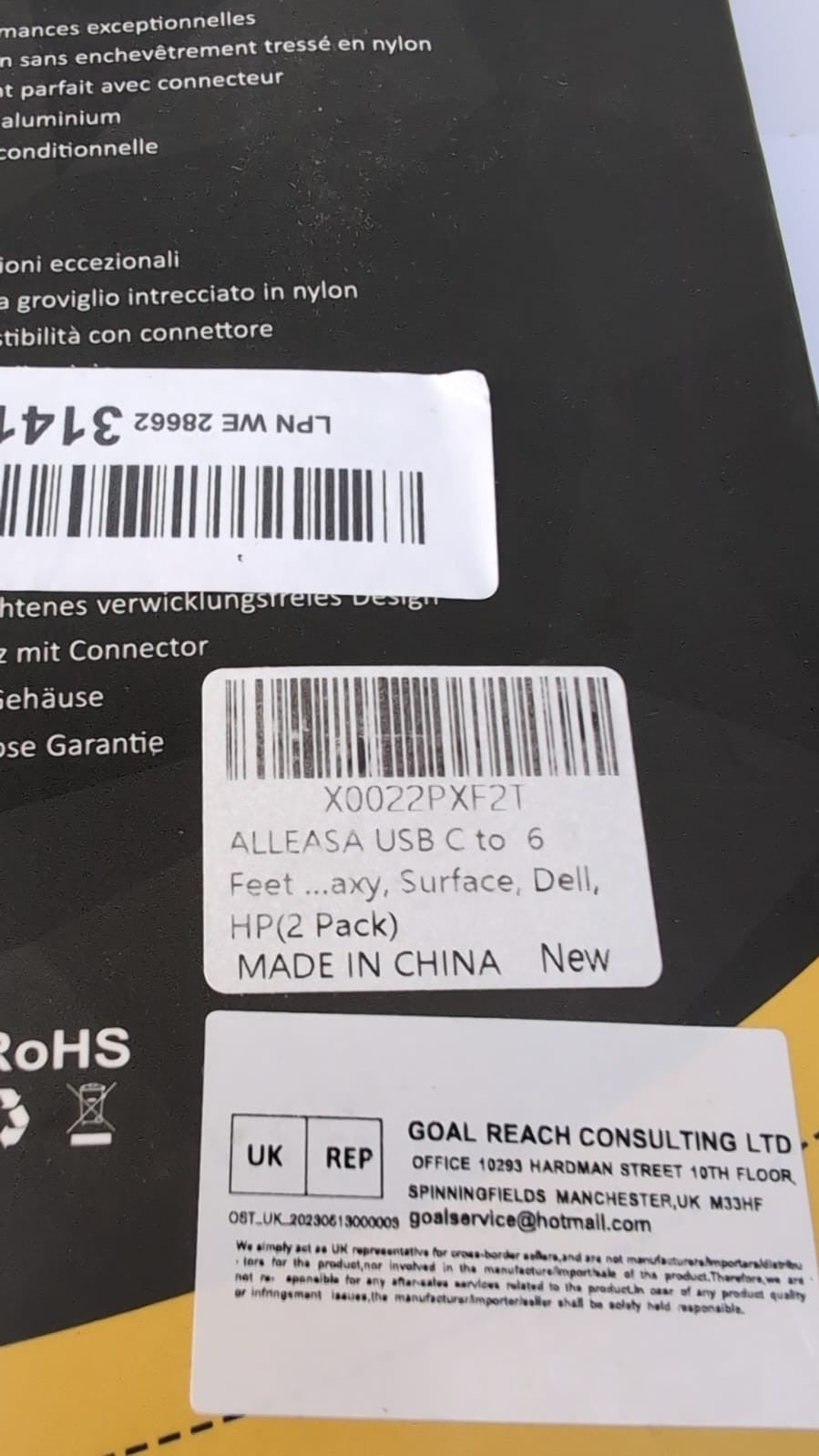 ALLEASA USB C to HDMI 6 Feet Cable 4K, Anti-Interference Aluminum,2pack