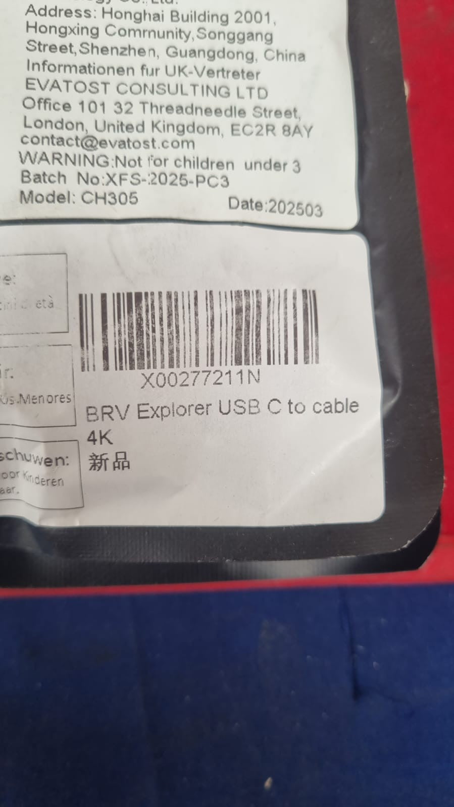BRV Explorer USB C to HDMI Cable 2M, 4K Type to,Thunderbolt (2pack)