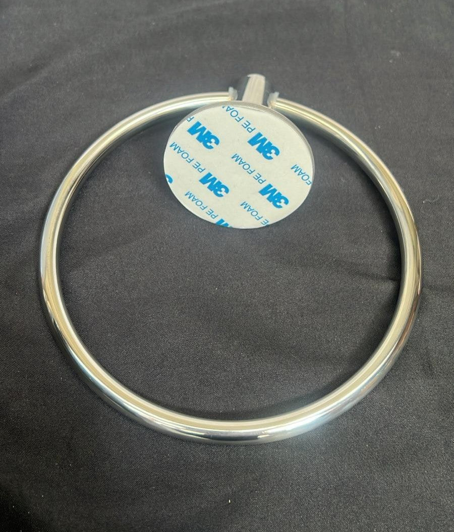 Towel Ring - Hand Towel Holder for Bathroom Wall - Brushed Stainless Steel