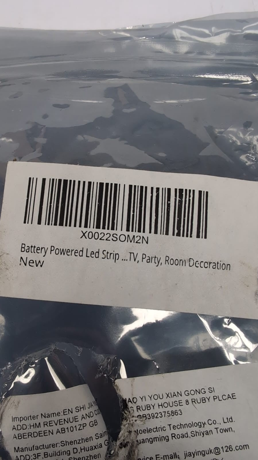 Battery Powered Led Strip Lights ,RGB Flexible Led Light for TV, Party, Room