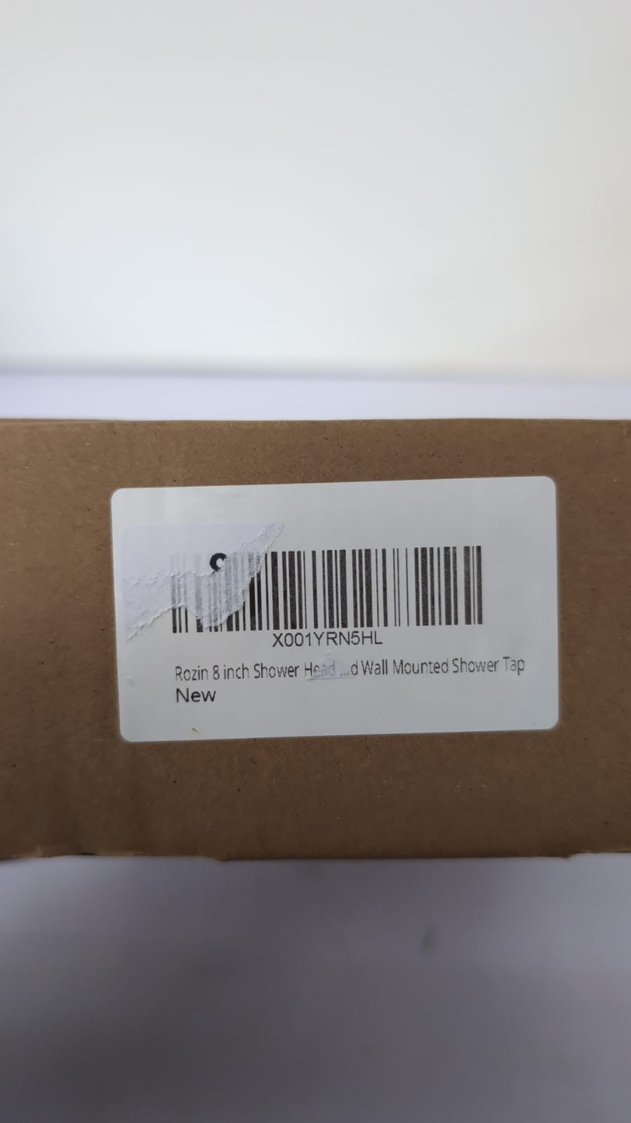 Rozin 8 inch Shower Head Set with Shower Hose Shower Arm, Square Ultra Thin