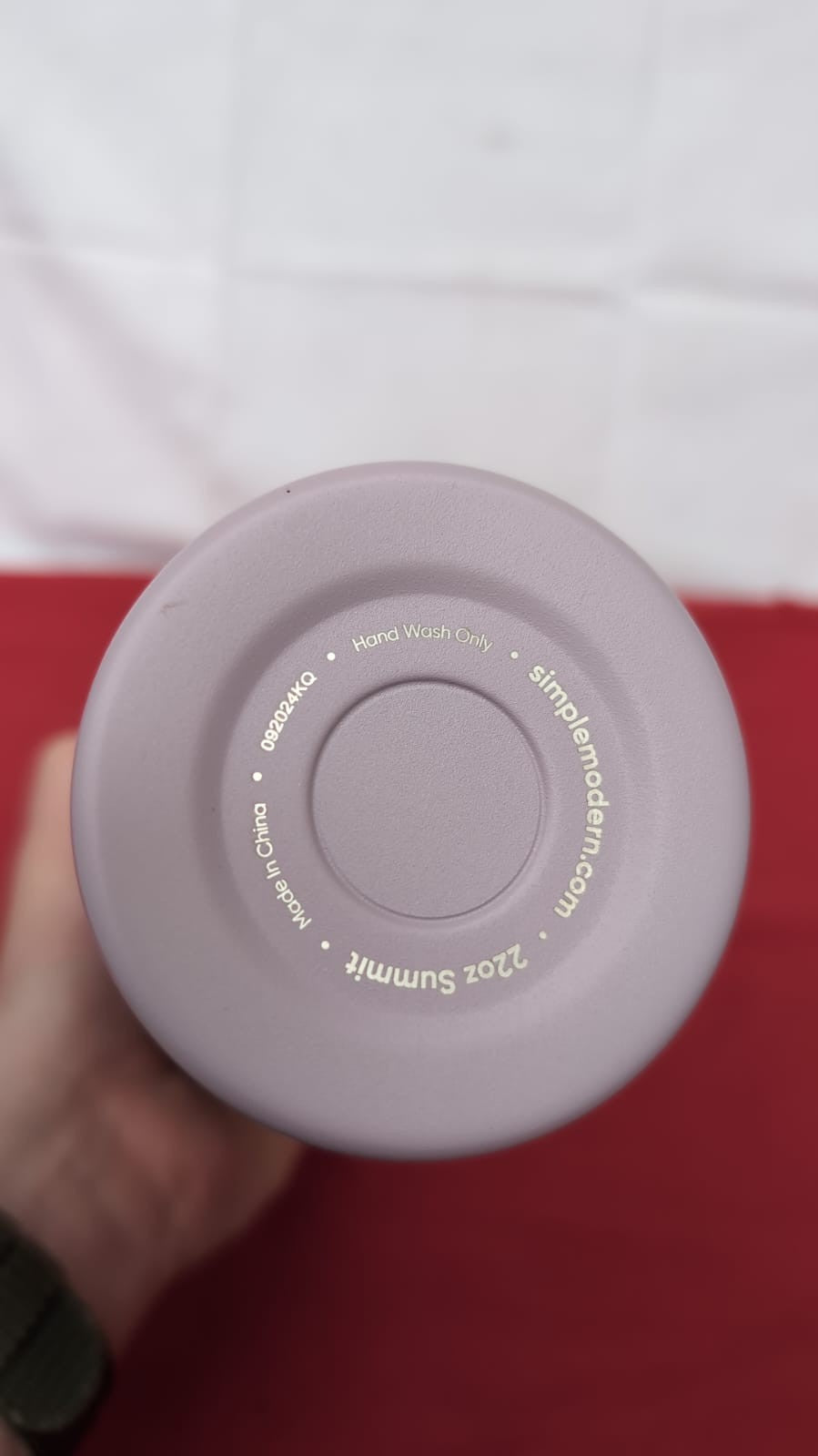 Simple Modern Water Bottle with Straw | Insulated  650ml Lavender Mist